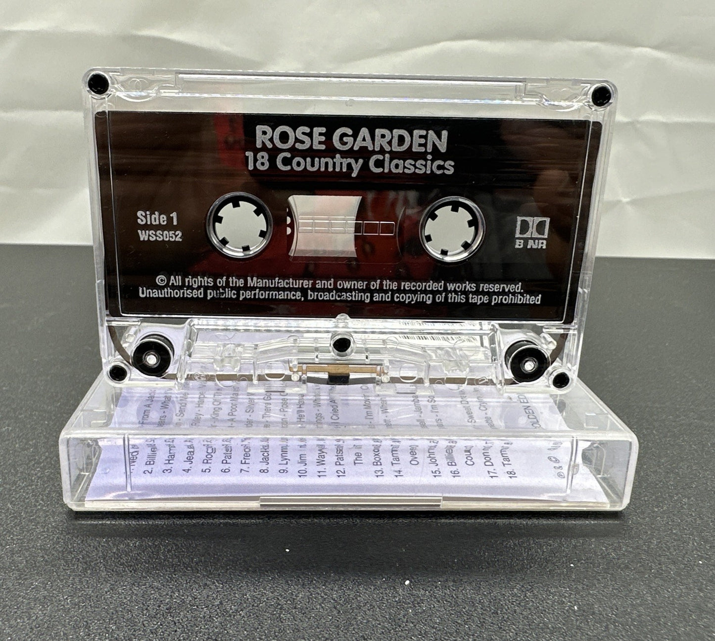 Rose Garden : 18 Country Classics Cassette Tape In OK Condition 7872