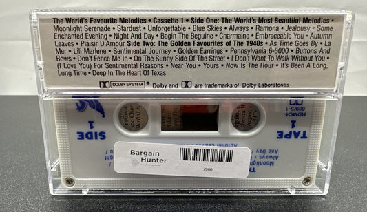 The World's Favourite Melodies Volume 1 to 4 Cassette Tape In Good Cond 7938