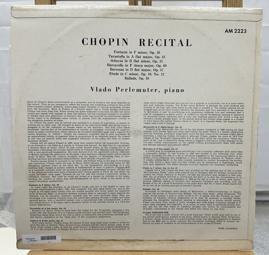 Chopin Recital - Perlemuter Record In Good Condition 6459