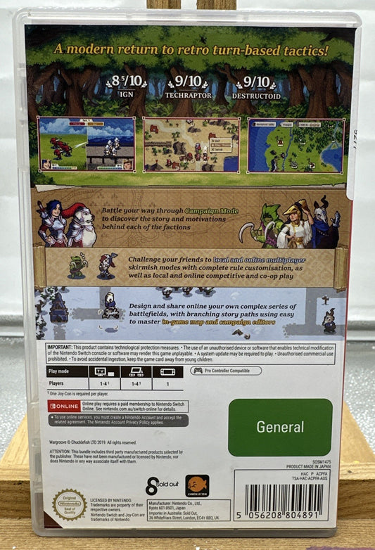 War Groove Deluxe Edition Nintendo Switch Game In Good Condition 9277