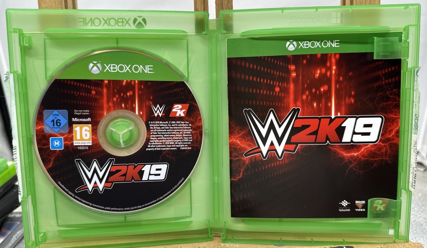 WWE 2K19 Xbox One Complete Game In Good Condition 8414
