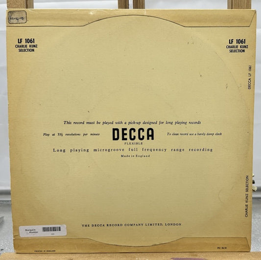 Decca Long Playing Full Frequency Range Recording 10” Record In Good Cond 6803