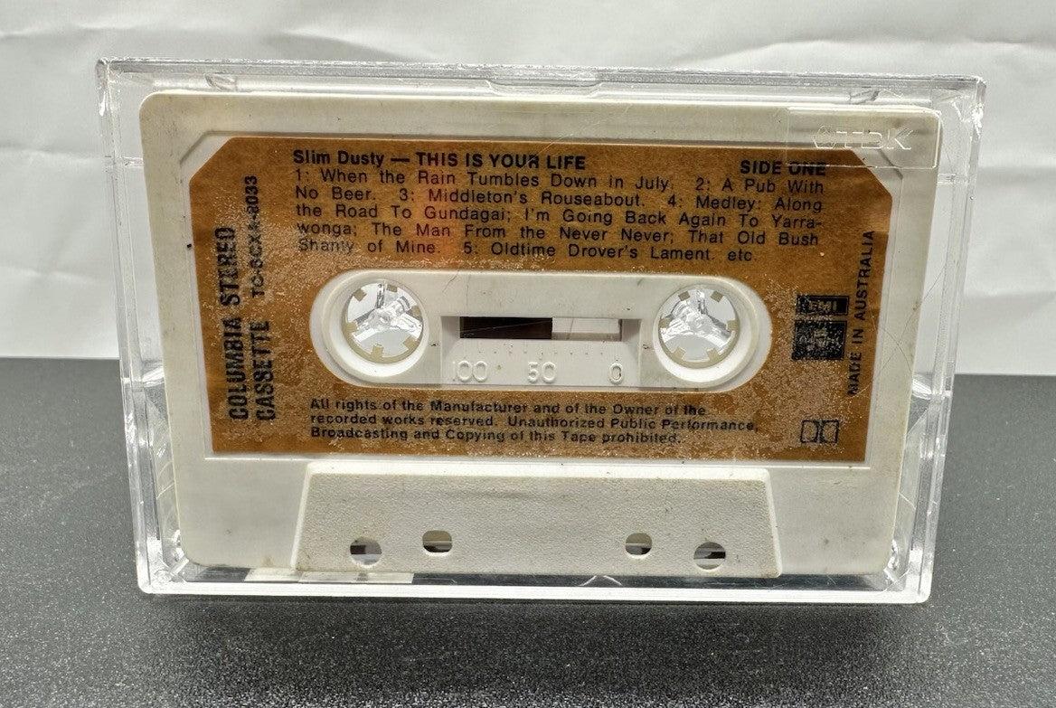 This Is Your Life : Slim Dusty Cassette Tape In OK Condition 7823