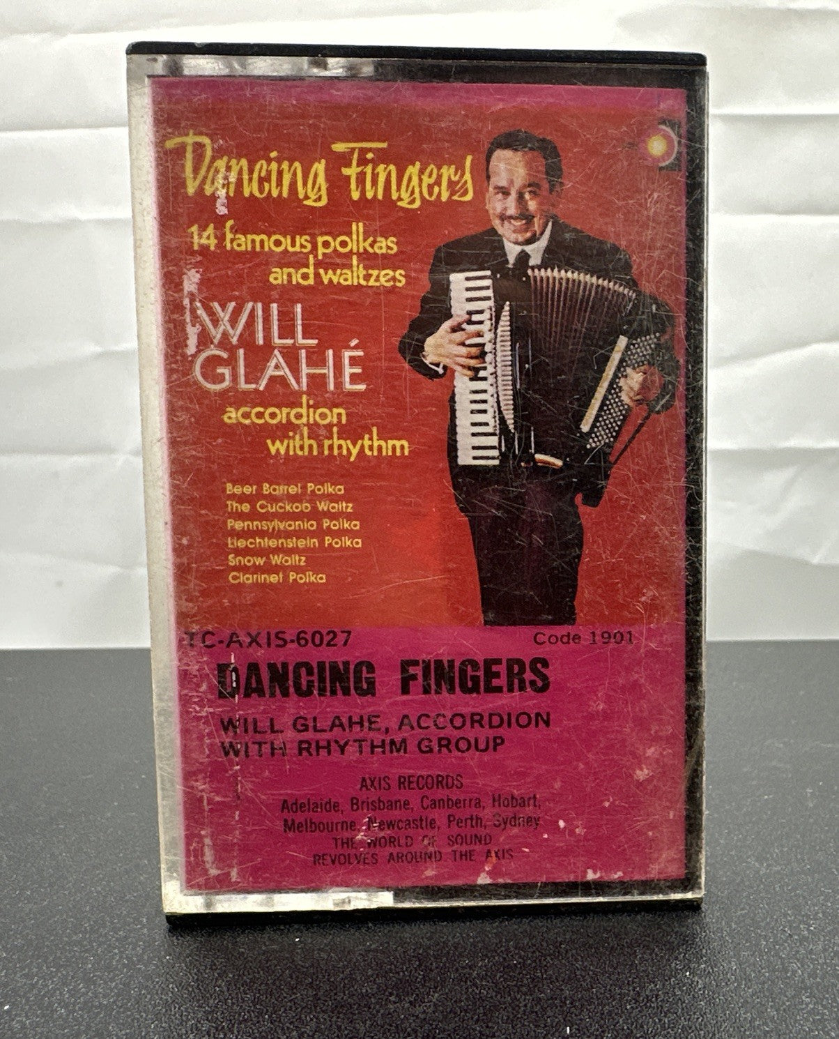 Dancing Fingers : Will Glahe Cassette Tape In Good Condition 7810