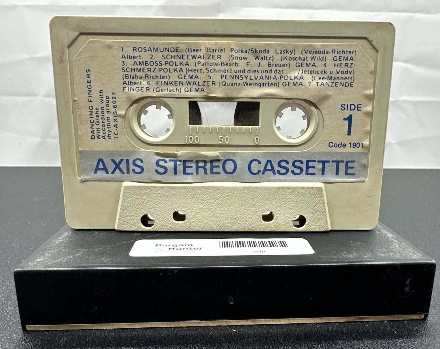 Dancing Fingers : Will Glahe Cassette Tape In Good Condition 7810