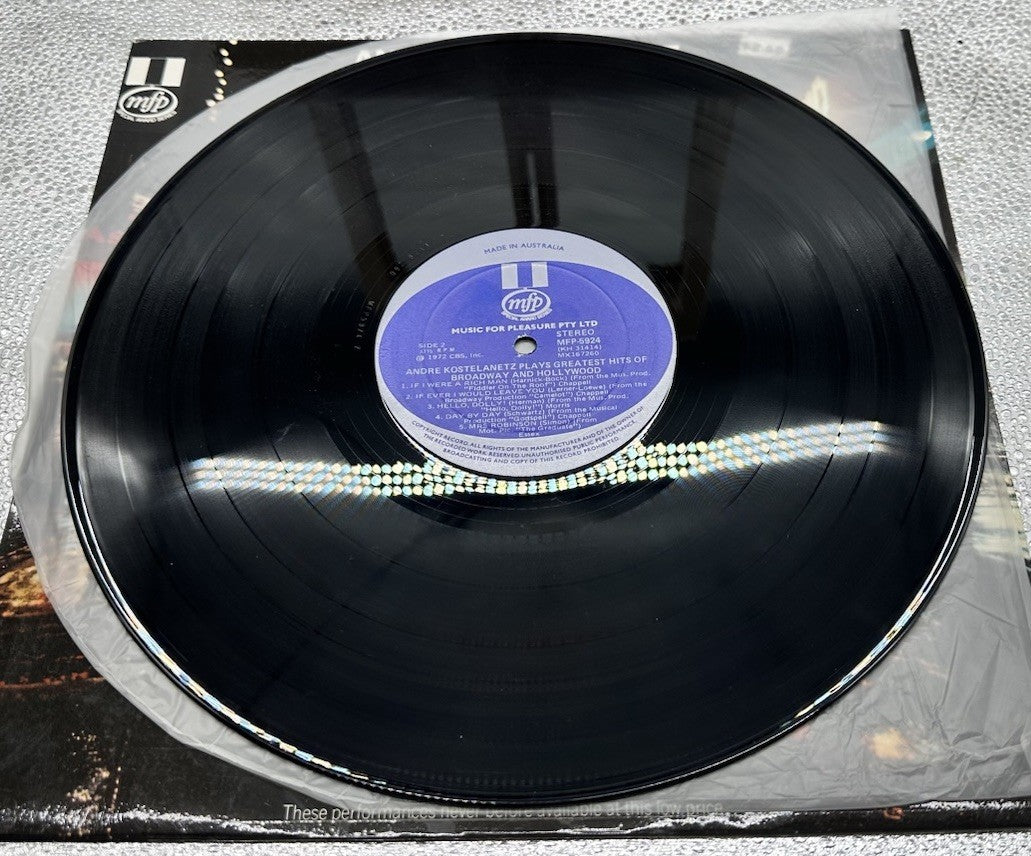 Andre Kostelanetz - Plays Greatest Hits Of Broadway And Hollywood Record In OK