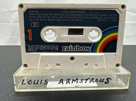 Louis Armstrong Cassette Tape In OK Condition 7843
