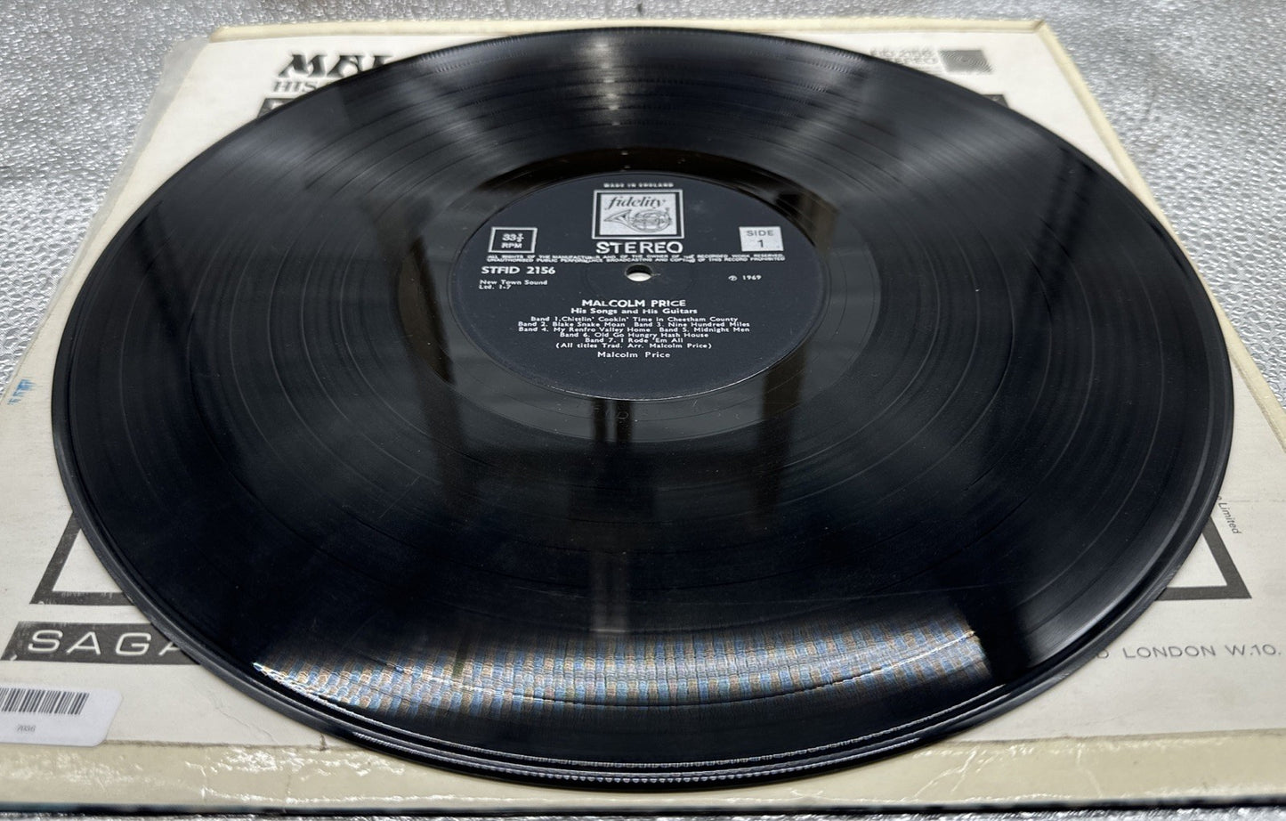 Malcolm Price His Songs and His Guitars Record In Good Condition 7036