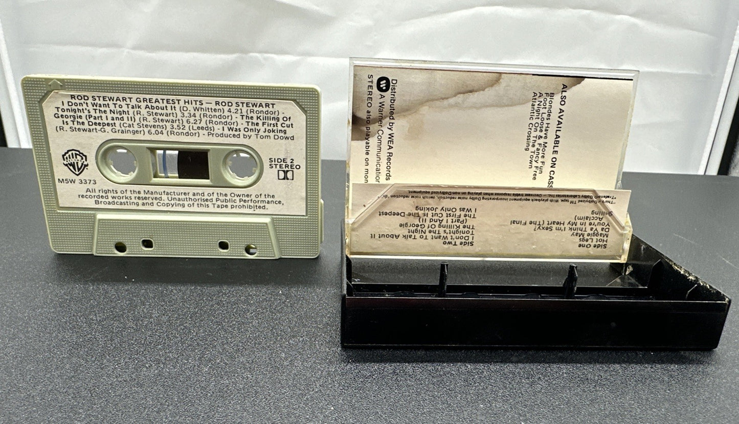 Rod Stewart : Rod Stewart Greatest Hits Cassette Tape In Good Condition 7853