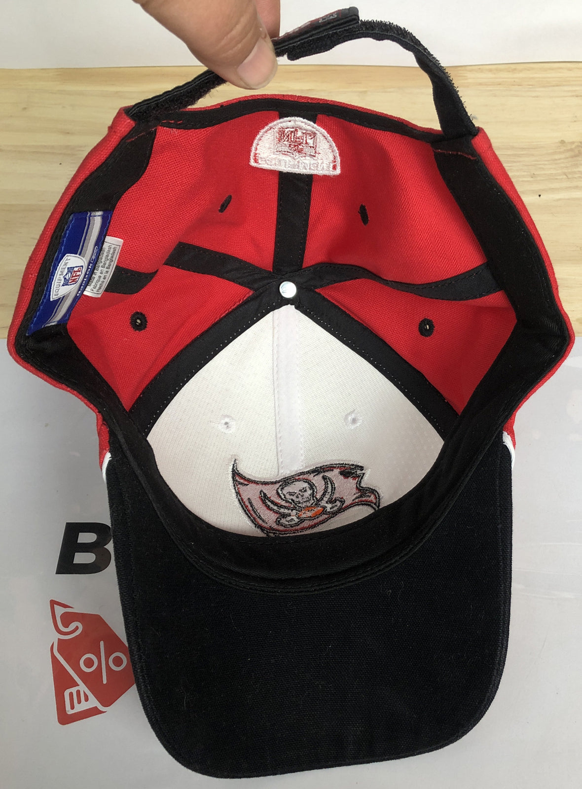 F107 Tampa Bay Buccaneers NFL Team Adjustable Hat Cap VGC