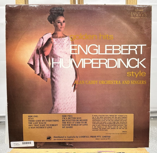 Golden Hits Engelbert Humperdinck Record In Good Condition 7715