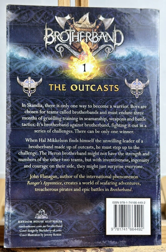 Brotherband The Outcasts By John Flanagan - Novel In Good Condition