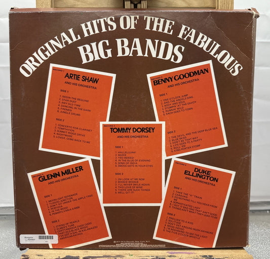 Original Hits Of The Fabulous Big Bands 5 Record Set In Good Condition 6877