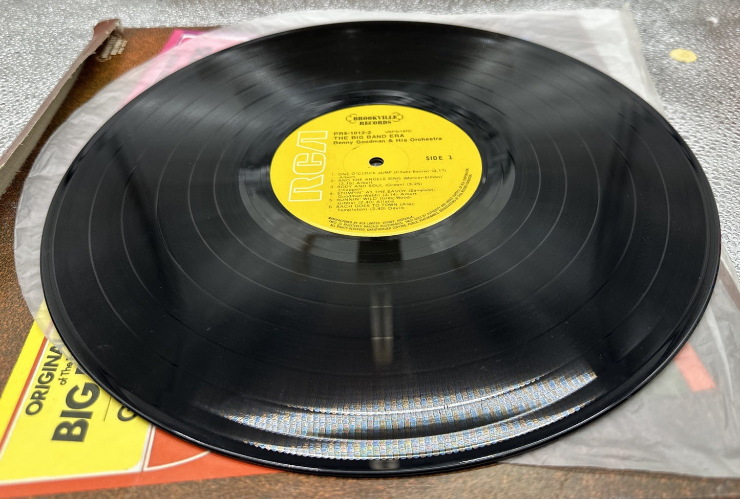 Original Hits Of The Fabulous Big Bands 5 Record Set In Good Condition 6877