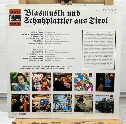 Gottlieb Weissbacher – Blasmusik Und Schuhplattler Aus Tirol Record In GC 7518