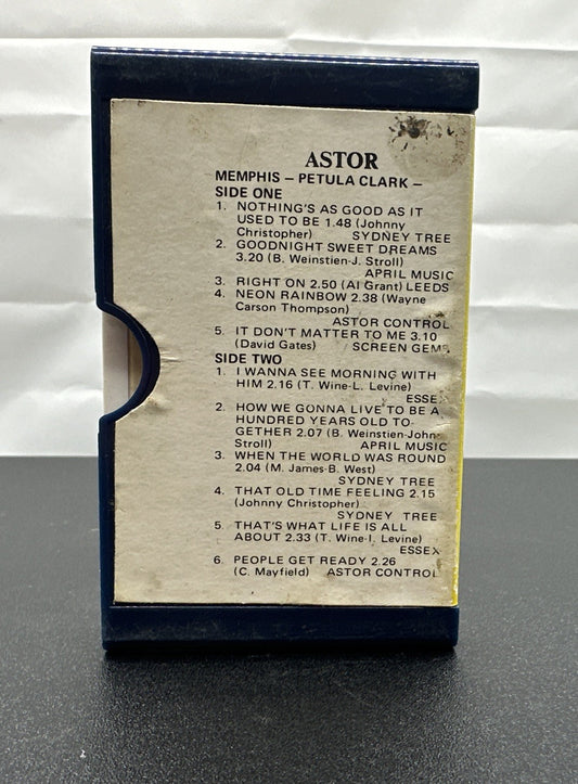 Memphis : Petula Clark Cassette Tape In OK Condition 7659