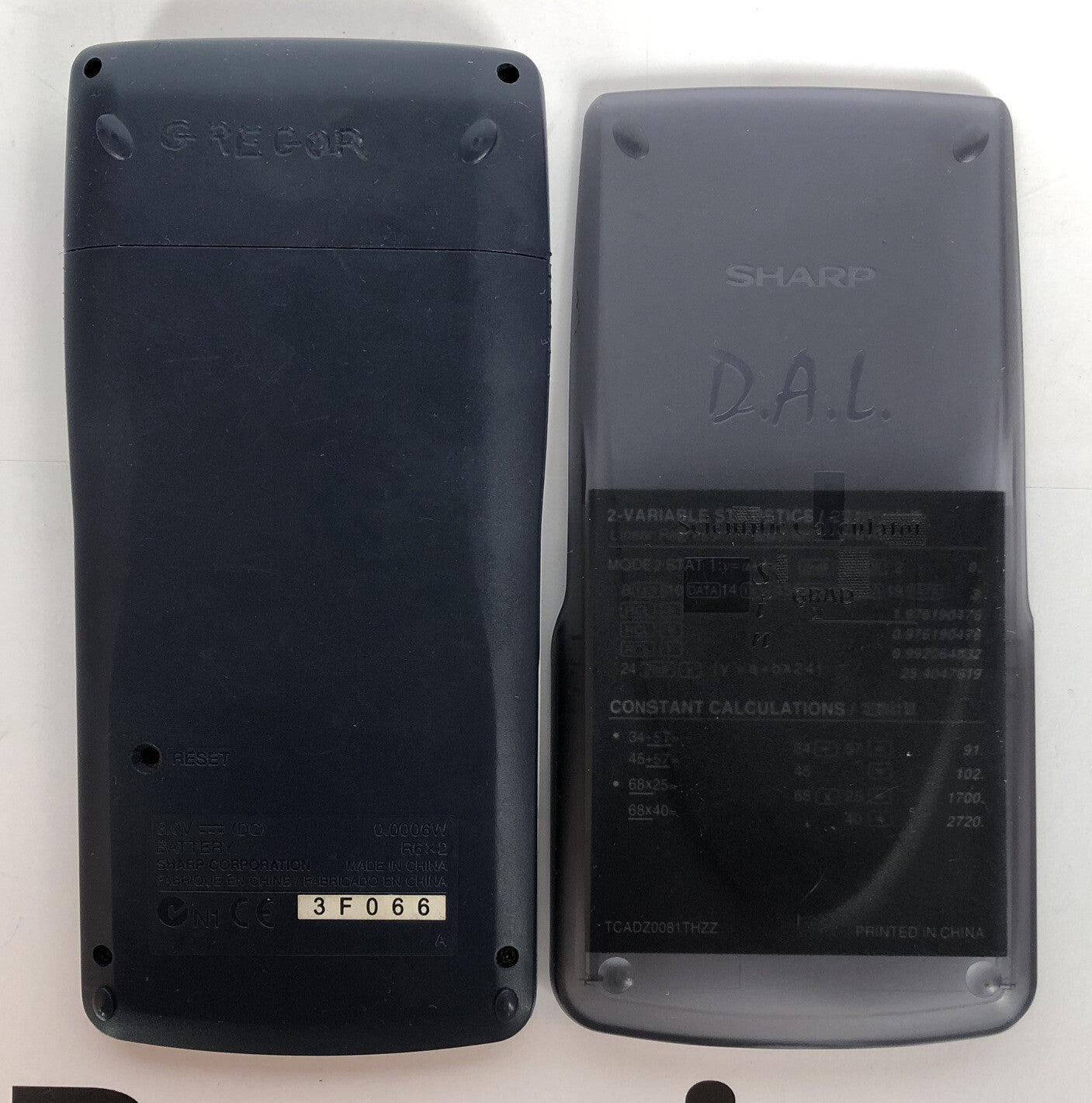 M696 Sharp D.A.L. EL-531VH Scientific Calculator