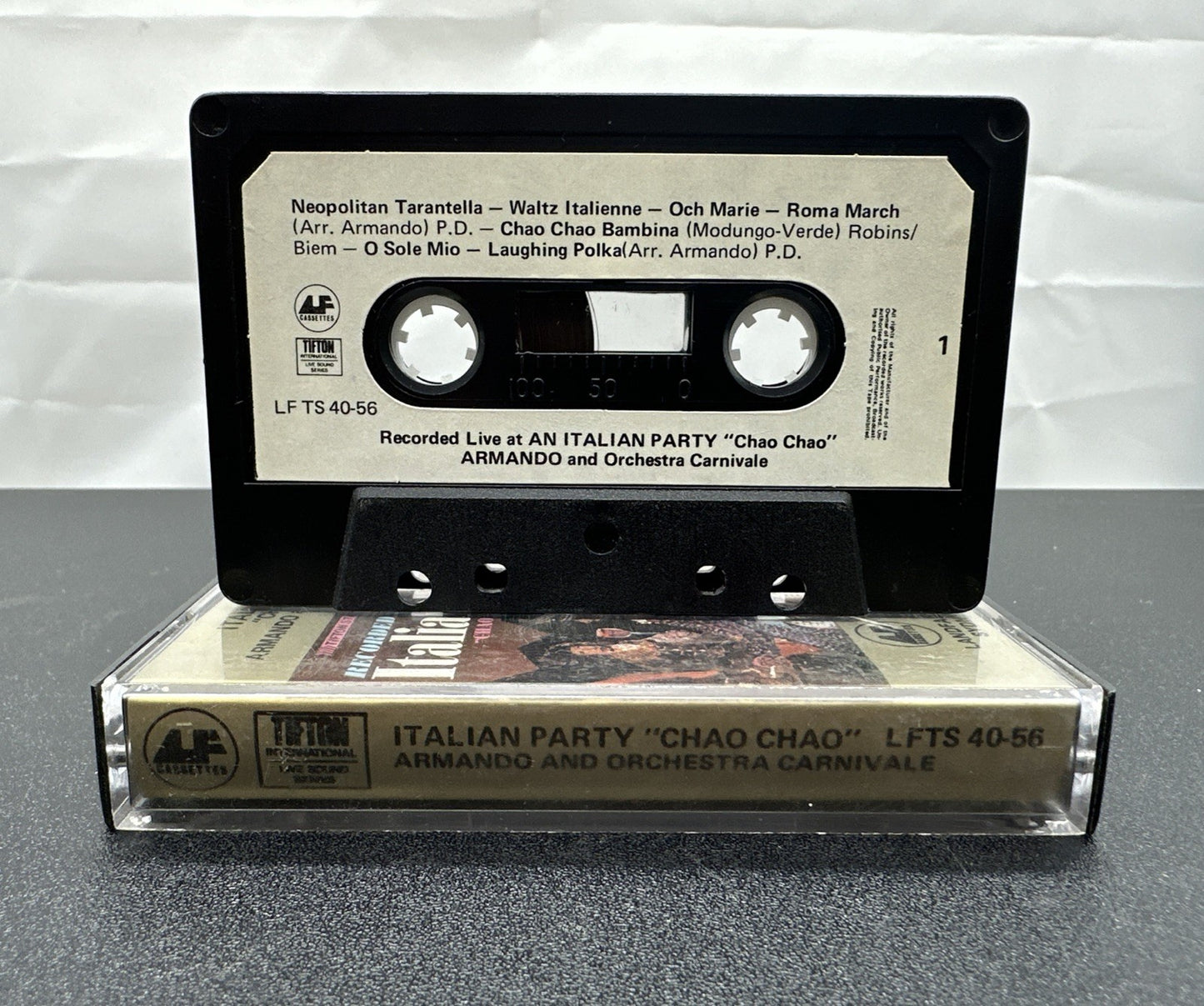 Italian Party Chao Chao Cassette Tape In OK Condition 7588