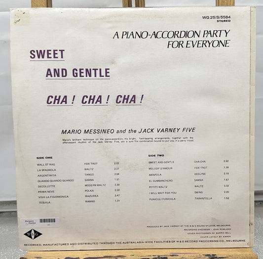 Mario Messineo & The Jack Varney Five – Sweet & Gentle Cha! Cha! Cha! Record7500