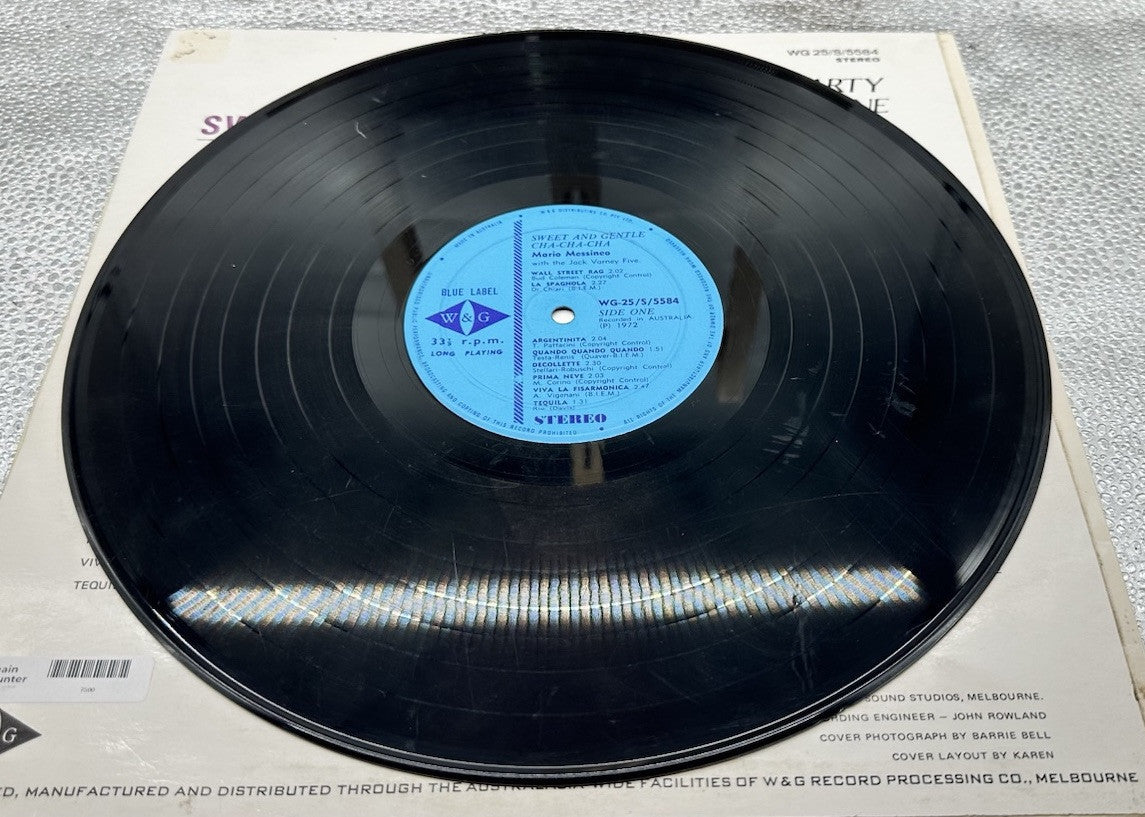 Mario Messineo & The Jack Varney Five – Sweet & Gentle Cha! Cha! Cha! Record7500