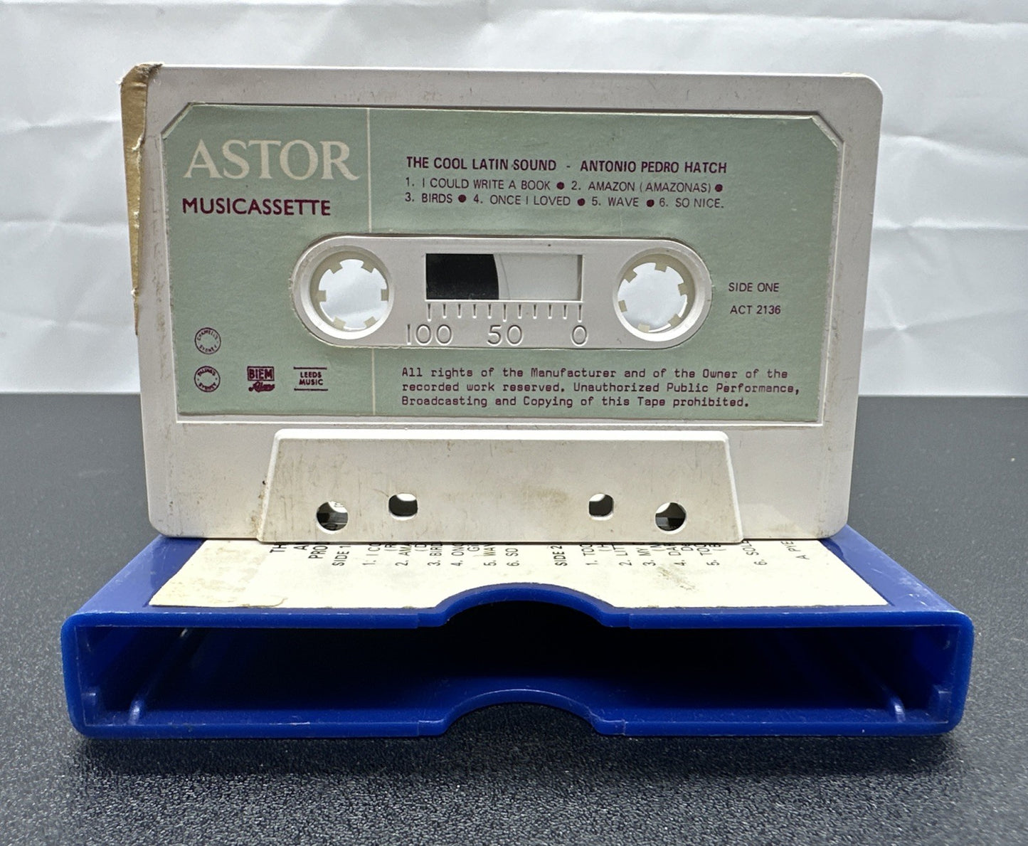 The Cool Latin Sound - Antonio Pedro Hatch Cassette Tape In OK Condition 7650