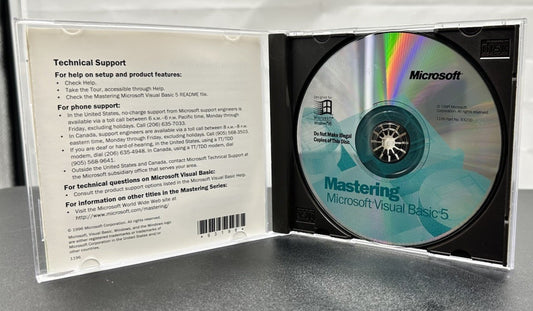 Microsoft Mastering Microsoft Visual Basic 5 In Good Condition 9236