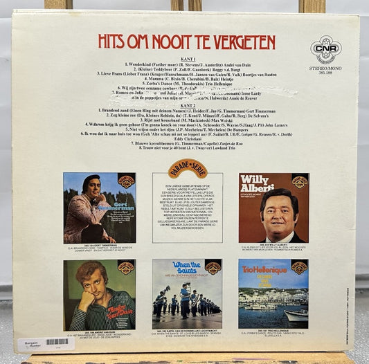 Hits Om Nooit Te Vergeten Record In Good Condition 6716