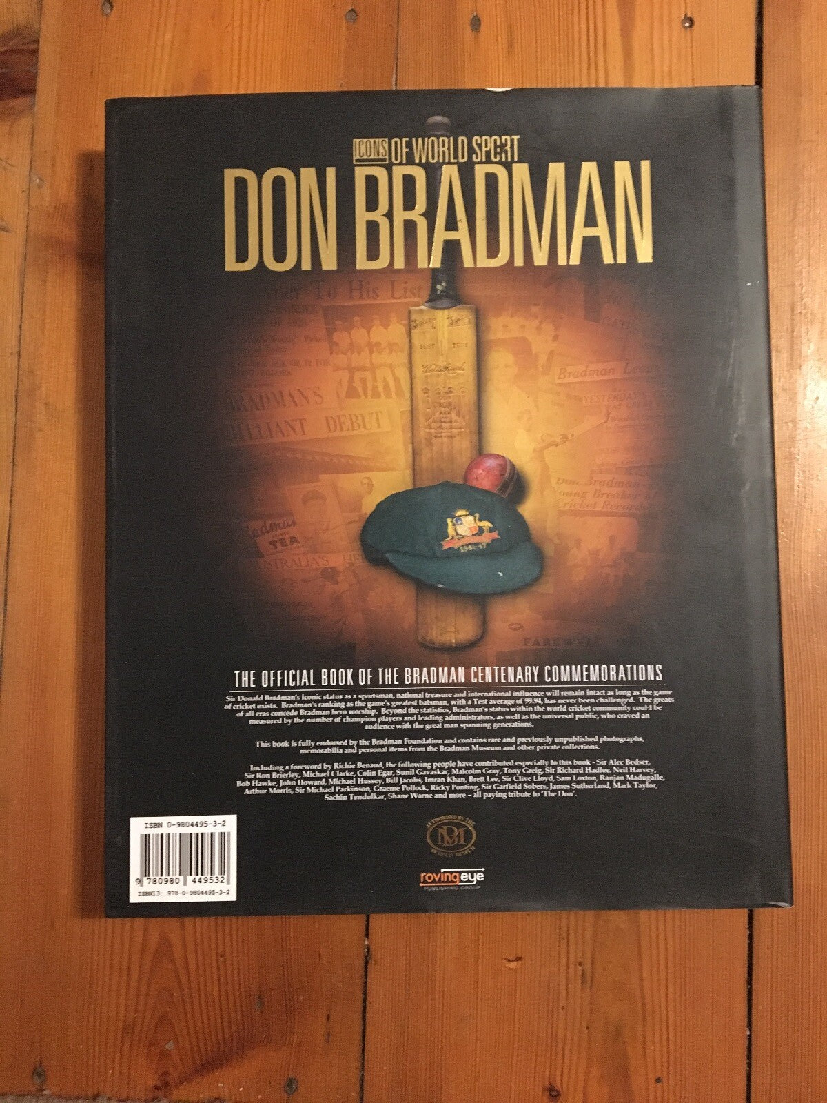 Icons Of World Sport Don Bradman +Free Post Aus Seller