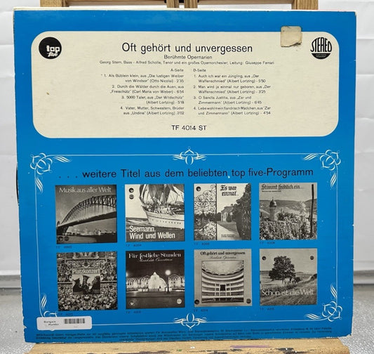 Oft gehört und unvergessen - Berühmte Opernarien Record In Good Condition 7513