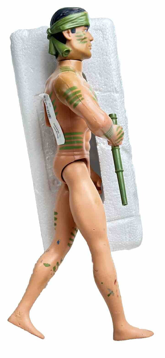 Action Man Jungle Dart Blow Pipe Figure - Vintage Hasbro 1999 Action Figure 5112