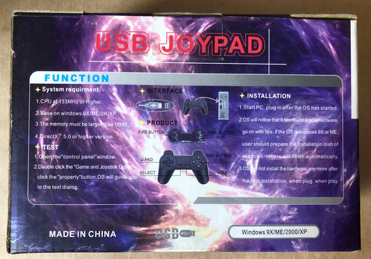 USB Joypad PC ONLY USB Controller Look "a like play station 1 controller"