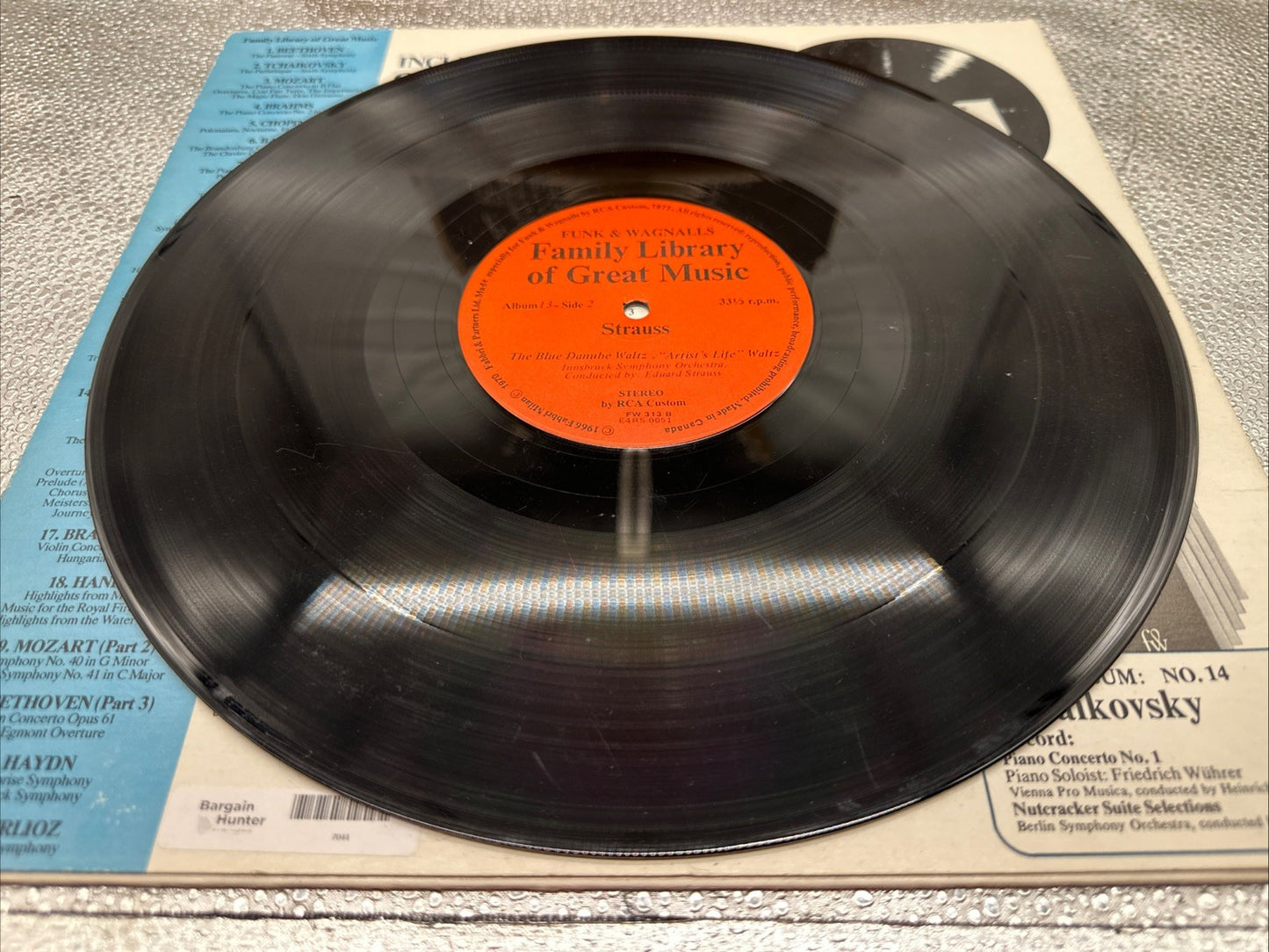 Family Library Of Great Music Album 13 Strauss 1966 Record In Good Condition7044