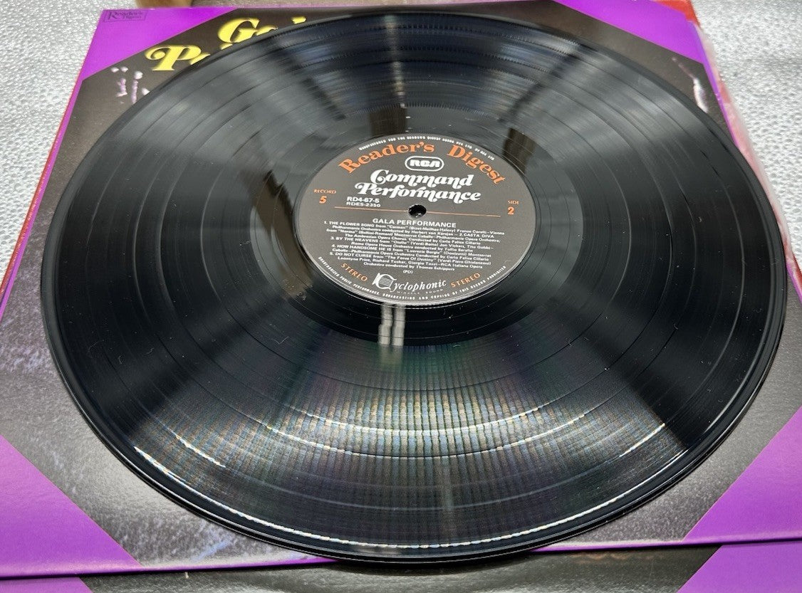 Command Performance - A Night at the Opera 6 LP Box Set Reader's Digest Record