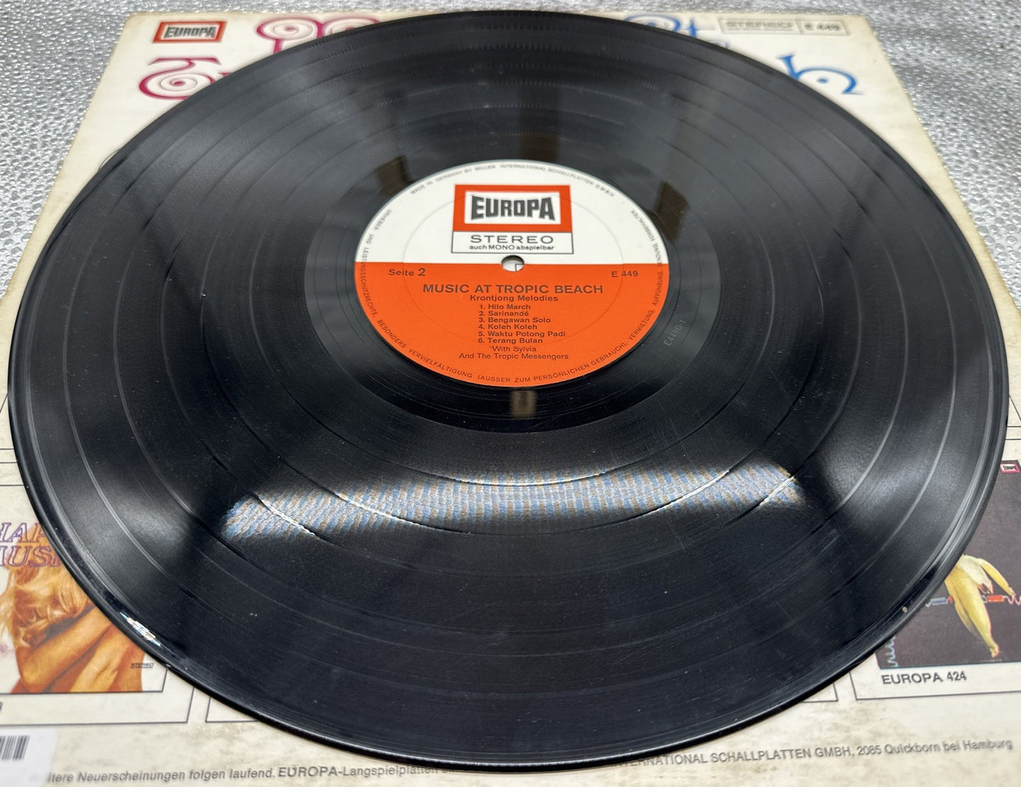 Music At Tropic Beach - Krontjong-Melodies Record In Good Condition 6683