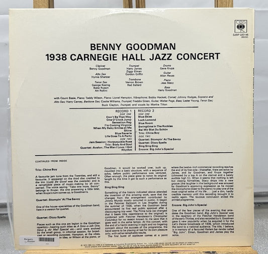 Benny Goodman - The Famous 1938 Carnegie Hall Jazz Concert Record In GC 6409