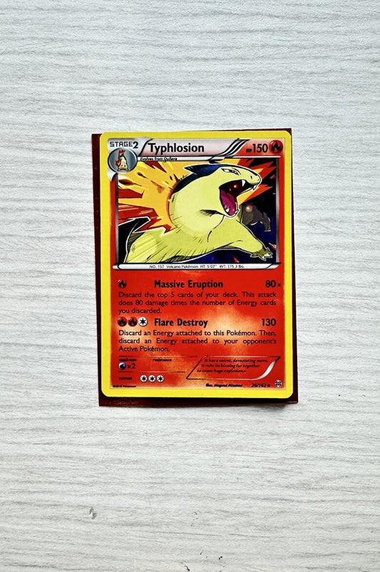Typhlosion Pokemon Holo Fire Card Year 2015 (5243)