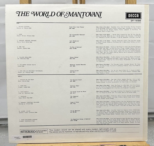 The World Of Mantovani Record In Good Condition 6731