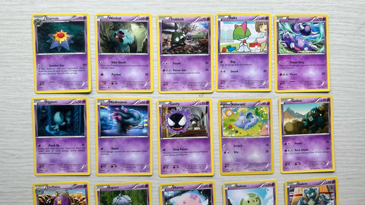 19 X Pokemon Psychic Cards Collection Random Years & Series 5086