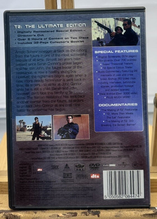 Terminator 2 Judgment Day Schwarzenegger DVD Two Disc In Good Condition
