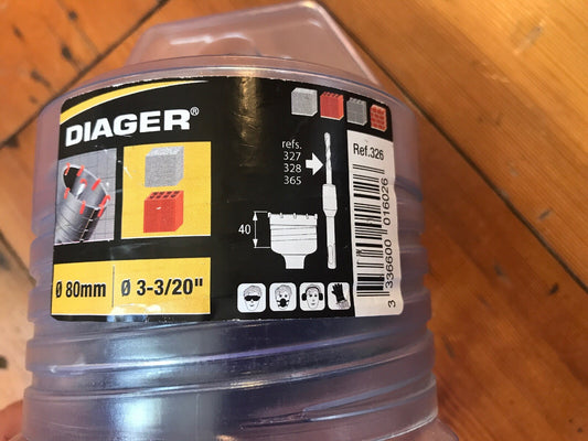 Diager 80mm core drill bit for Masonry Drilling + Free Post