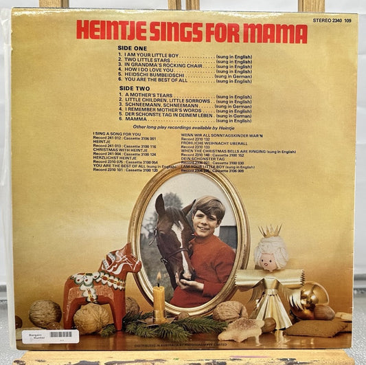 Heintje - Sings For Mama Record In Good Condition 6714