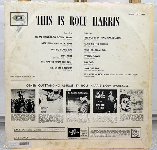 This Is Rolf Harris by Rolf Harris Record In Good Condition 6435