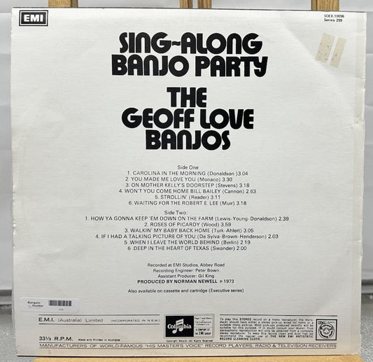 Sing-Along Banjo Party - The Geoff Love Bands Record In Good Condition 6728