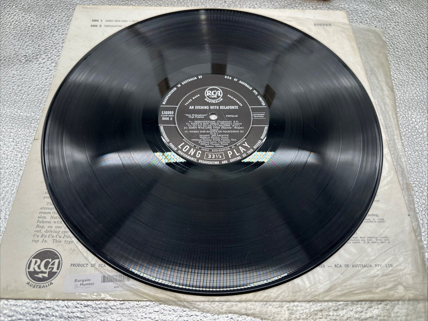 An Evening With Belafonte Record In Good Condition 6695