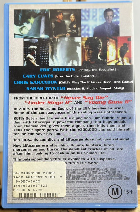 Race Against Time - Ex-Rental VHS - In Good Condition - 4937