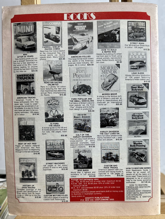 Graffiti Australian Street Rodding Magazine No.43 July/August 1985 In VGC