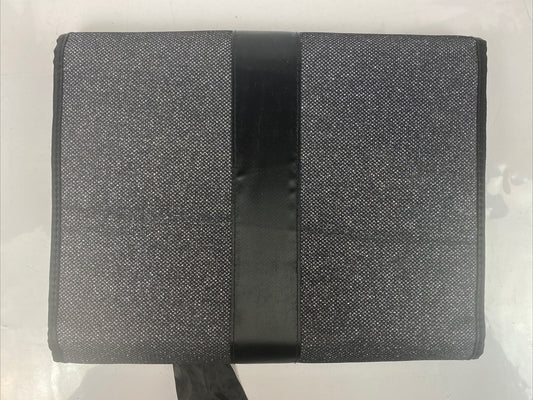 F478 Black GHD Styling Iron Bag with Heat Resistance Mat Built in Ok Condition