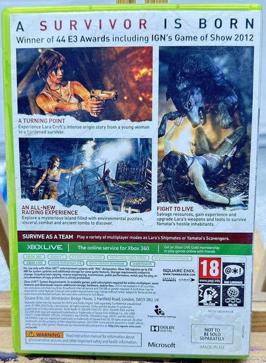 Tomb Raider PAL Xbox 360 Complete 5723