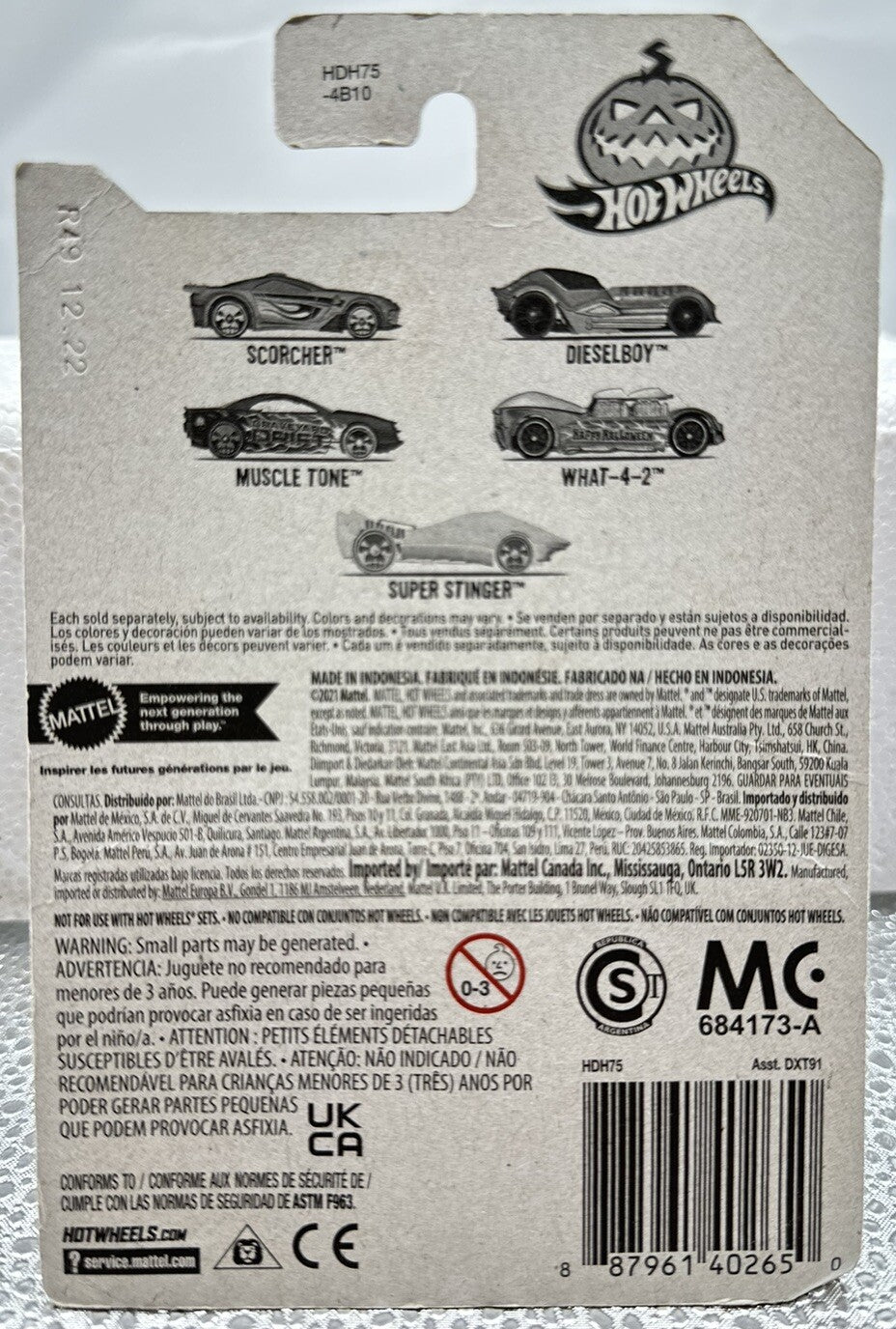 Hot Wheels Dieselboy - Trick Or Trick - Toy Car - Brand New