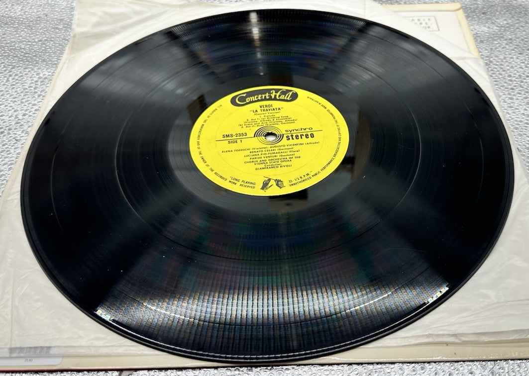 La Traviata - Opera In 3 Acts By Verdi Record In Good Condition 7510